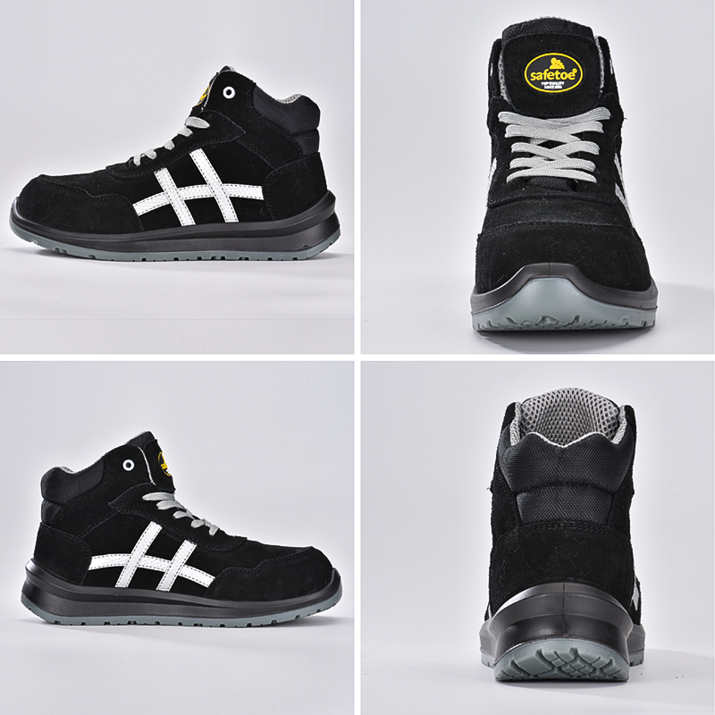 Botas de trabalho com biqueira composta sem metal M-8439 preta