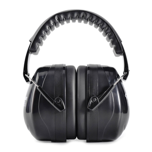 Abafadores auriculares de proteção em ABS prontos para uso EM-2023 preto