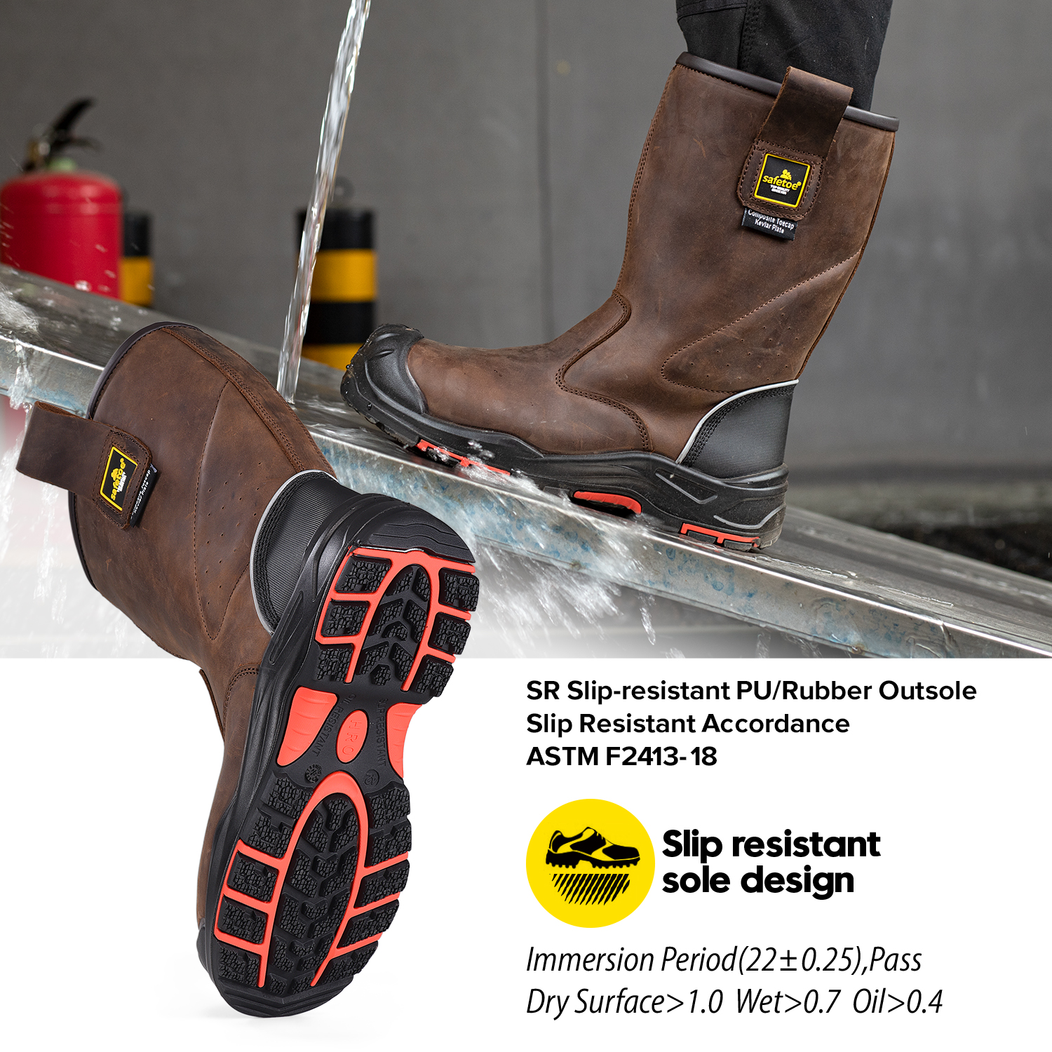 Botas da indústria petrolífera padrão australiano S3 H-9437
