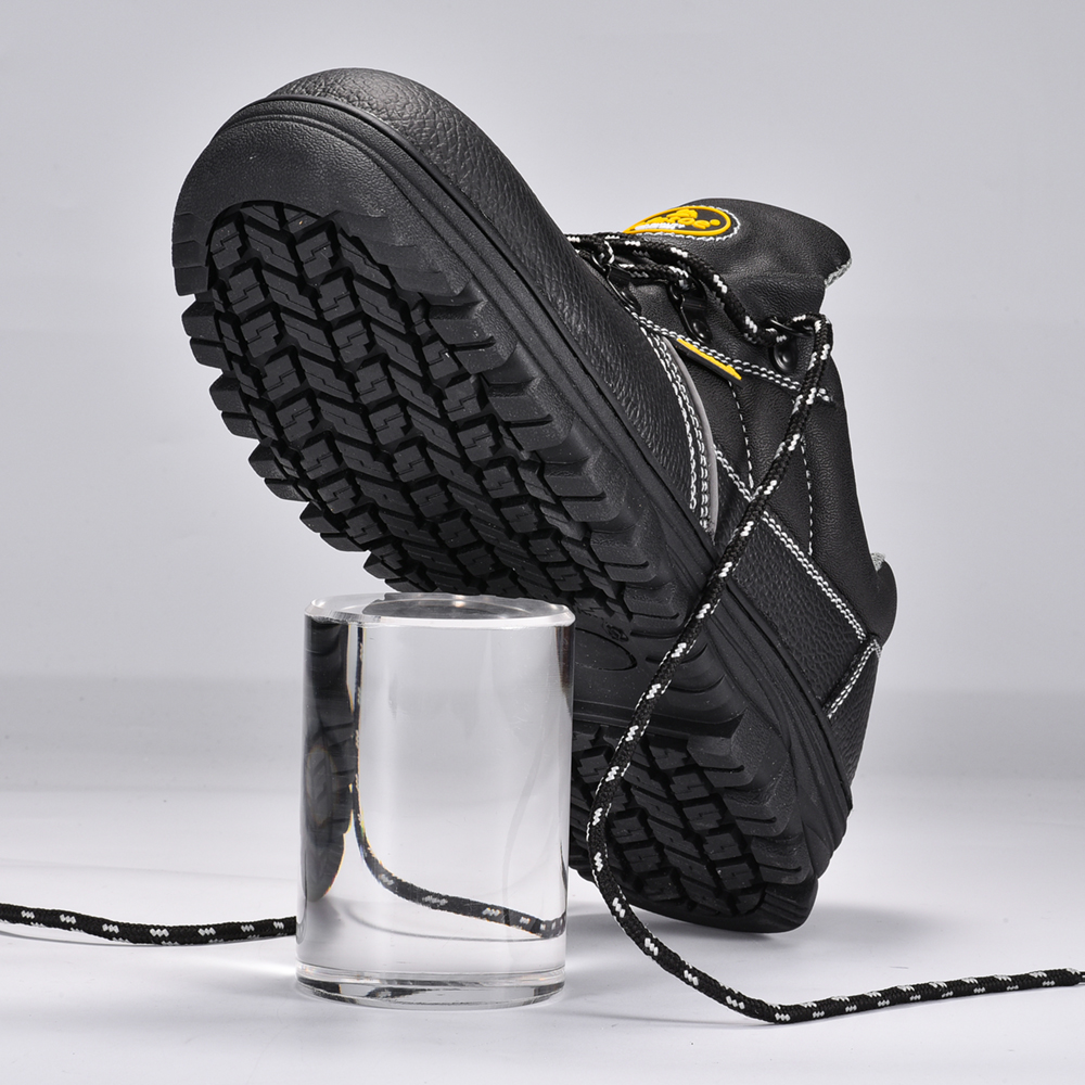 Sapatos de trabalho de segurança com biqueira de aço para mineração L-7006NEW