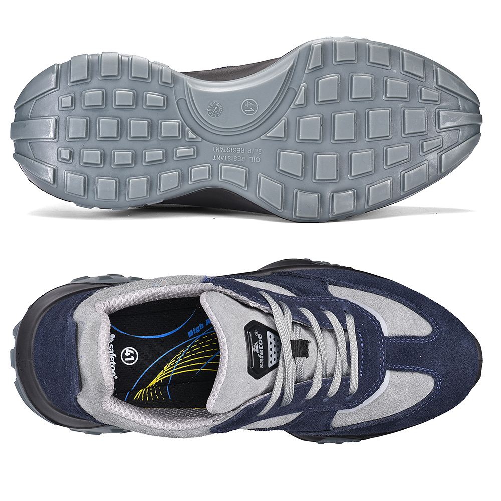 Sapatos de segurança esportivos respiráveis ​​L-7508 Antelope Blue
