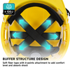 Capacete de segurança de construção ventilado W-018