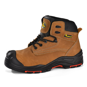 Botas de trabalho M-8356RB sem bico composto sem metal S3