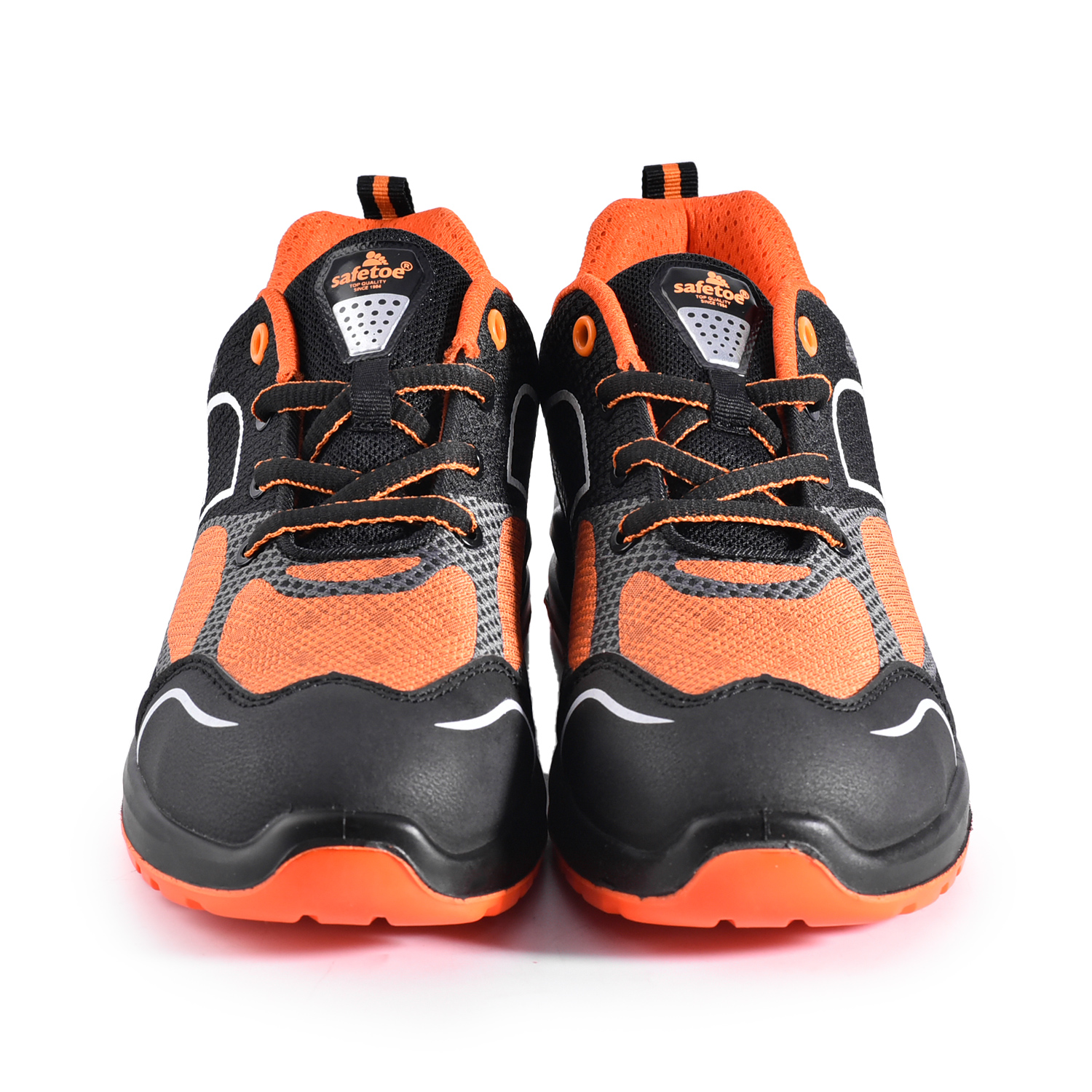 Calçados de segurança com biqueira de aço para tênis leves e elegantes para mulheres