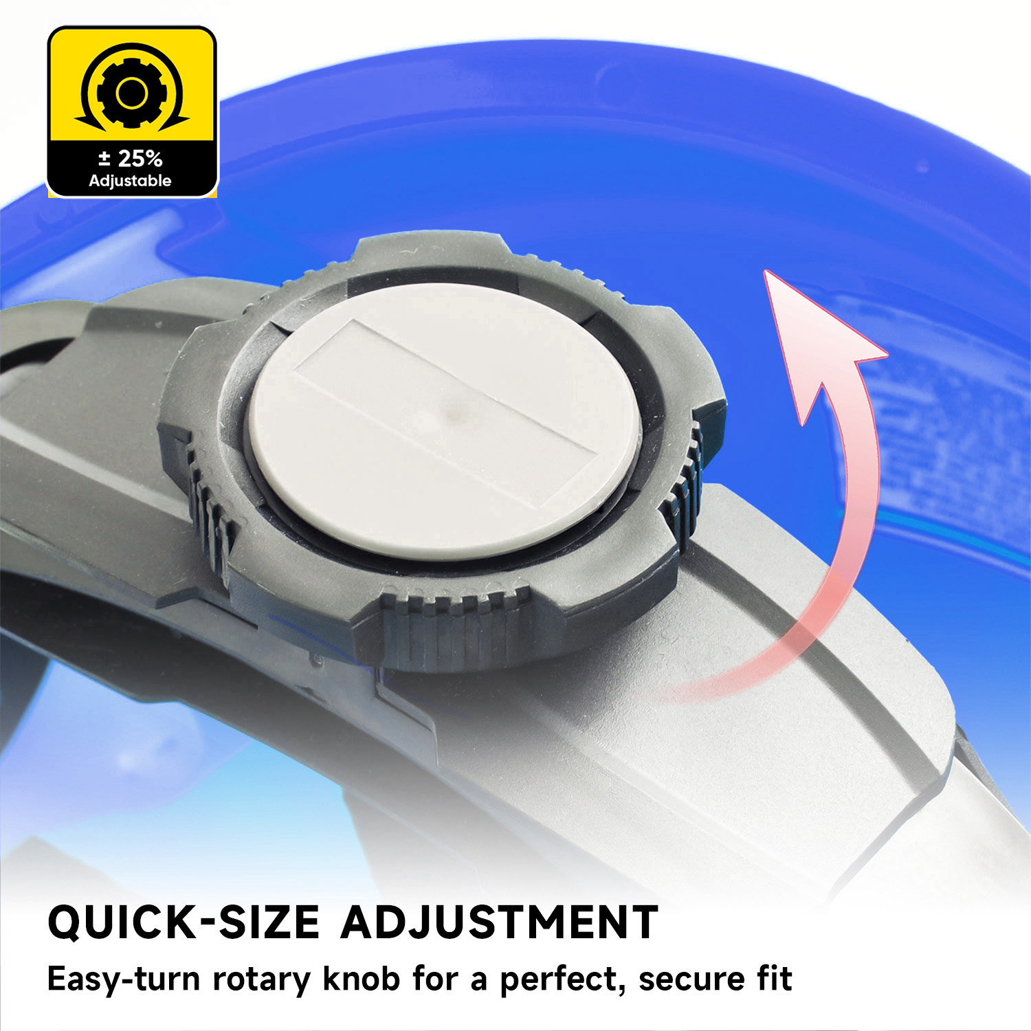 Capacete de segurança de construção com protetores auriculares W-018EM