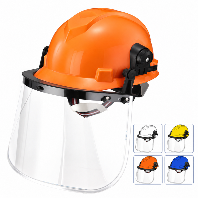 Capacete de segurança elétrica classe E com protetor facial W-003V
