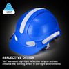 Capacete de segurança de construção com protetores auriculares W-018EM