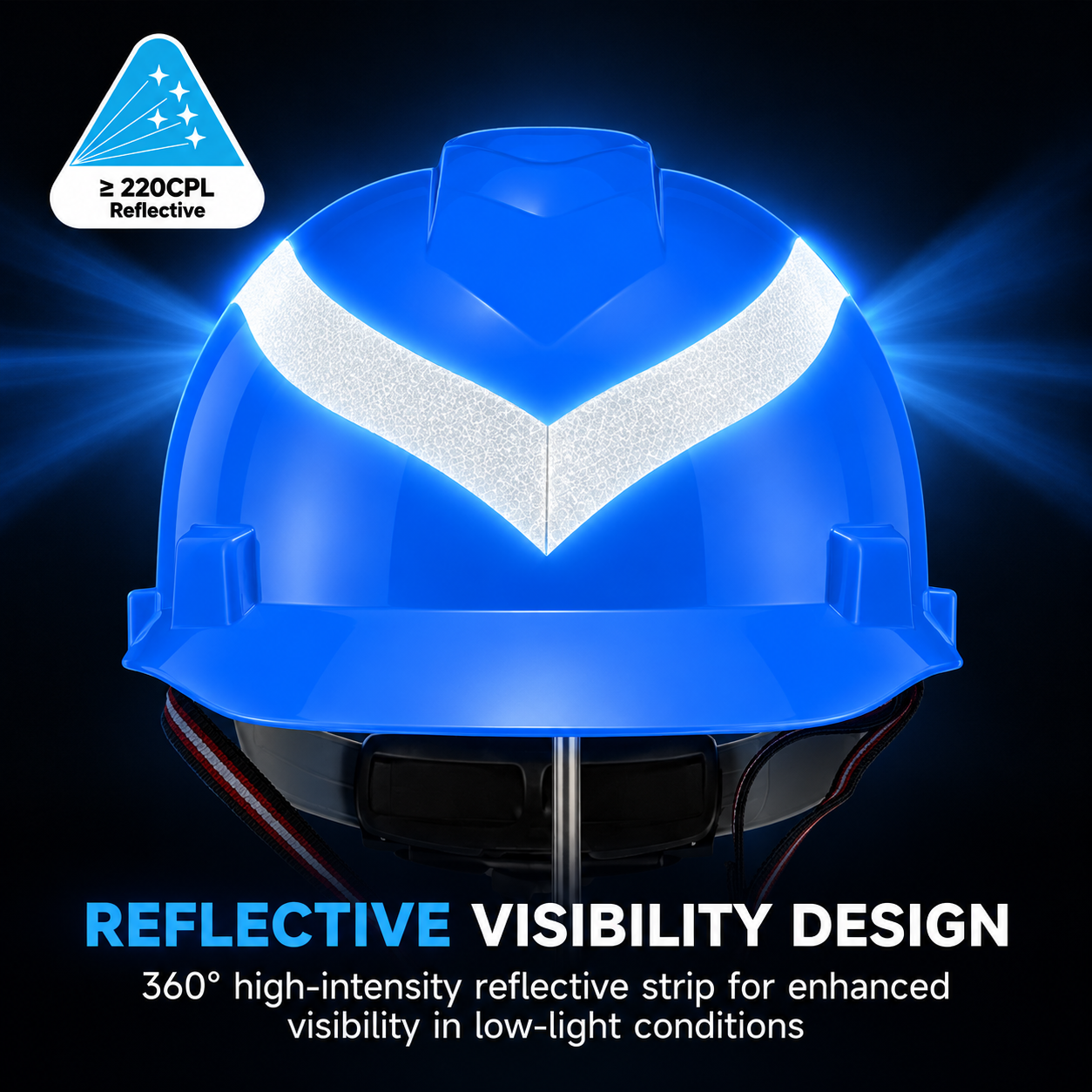 Capacete de segurança elétrica reflexivo classe E W-003R