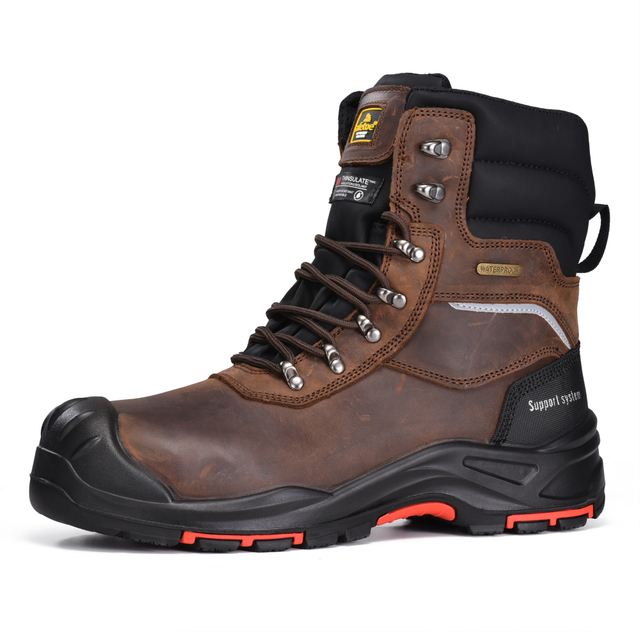 Botas de segurança de inverno impermeáveis ​​isoladas | Botas de trabalho para petróleo e gás H-9552