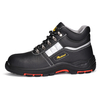 Sapatos de segurança industrial premium com biqueira de aço e sola de PU/borracha resistente ao calor | M-8027PRST
