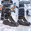 Botas de segurança de inverno isoladas com forro de lã quente | Escudo de Gelo M-8027