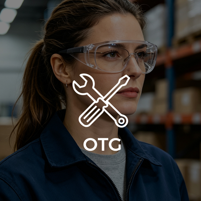 óculos de segurança para OTG