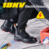 Botas de mineração pretas com biqueira composta M-8025NBK