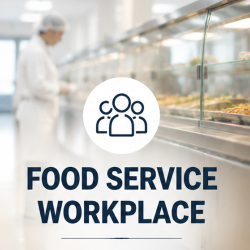 Local de trabalho de servi&ccedil;o de alimenta&ccedil;&atilde;o