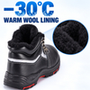 Botas de segurança de inverno isoladas com forro de lã quente | Escudo de Gelo M-8027