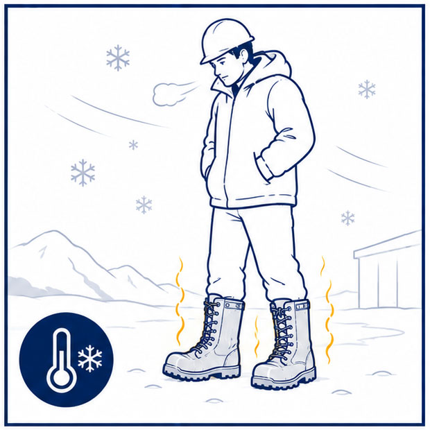 Exposi&ccedil;&atilde;o ao frio extremo em locais de trabalho de inverno