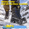 Botas de trabalho impermeáveis ​​para inverno extremo forro de lã natural sola antiderrapante H-9550 IceShield Pro