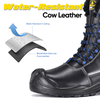 Botas de trabalho impermeáveis ​​para inverno extremo forro de lã natural sola antiderrapante H-9550 IceShield Pro