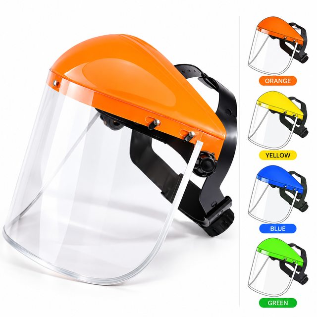 Protetor facial industrial com viseira transparente M-5002A1