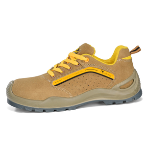 Sapatos de segurança para armazém com biqueira de aço com proteção S1P e design respirável | L-7296