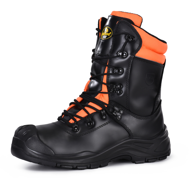 Botas de segurança para motosserra para silvicultura e marcenaria | Proteção S3 H-9555