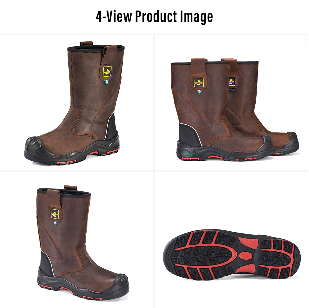 H-9437 Botas de seguran&ccedil;a para Rigger de biqueira composta certificadas pela CSA Multi-View 