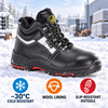 Botas de segurança de inverno isoladas com forro de lã quente | Escudo de Gelo M-8027
