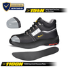 Sapatos de segurança industrial premium com biqueira de aço e sola de PU/borracha resistente ao calor | M-8027PRST