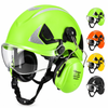 Capacete de segurança florestal com protetor facial e protetores auriculares M-5018