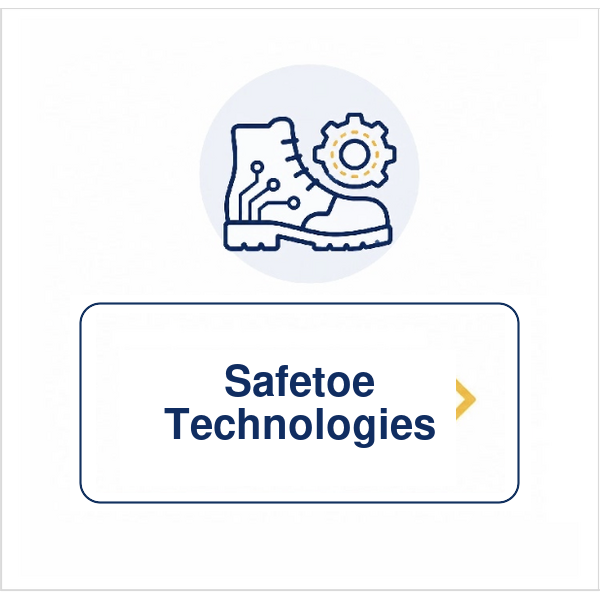 Explore as tecnologias de prote&ccedil;&atilde;o, conforto e desempenho Safetoe para cal&ccedil;ados de seguran&ccedil;a