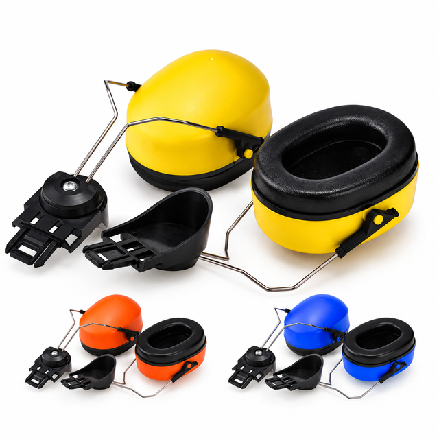 Protetores auriculares de segurança montados no capacete E-2008D