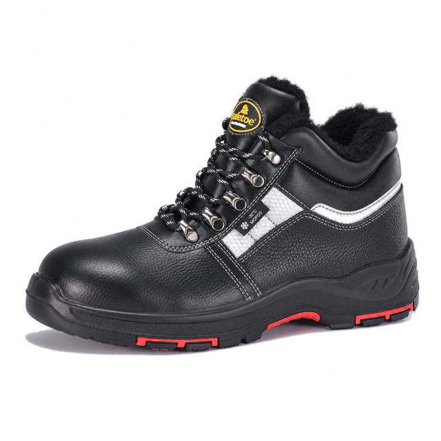 Botas de segurança de inverno isoladas com forro de lã quente | Escudo de Gelo M-8027
